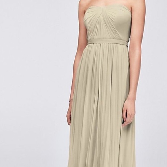 David's bridal Convertible Versa Long Mesh Dress - Picture 5 of 6